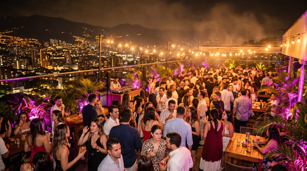 Dann Carlton rooftop after hours Medellin