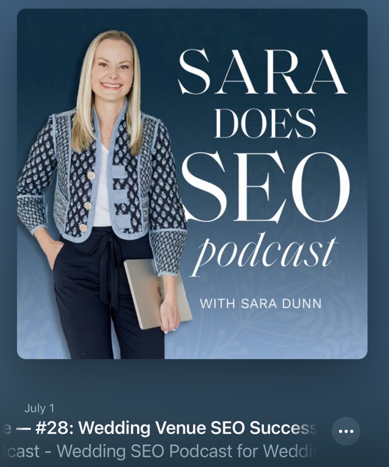 wedding venue seo podcast logo
