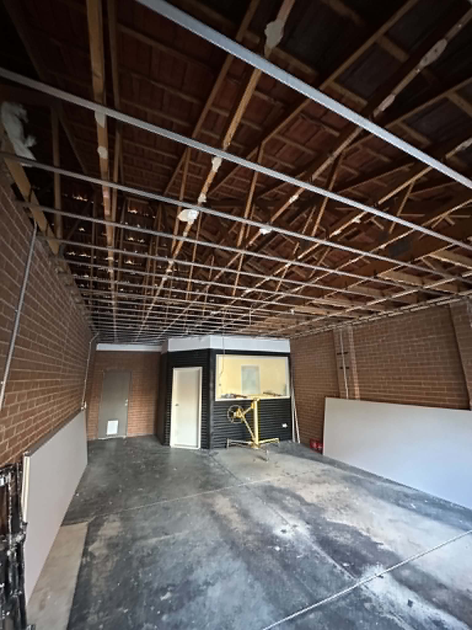 LMG Ceilings Garage Ceiling before photo