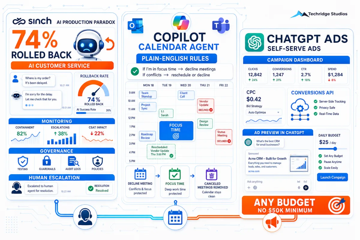 The Chatbot Trap, Calendar AI, and ChatGPT Ads for Any Budget