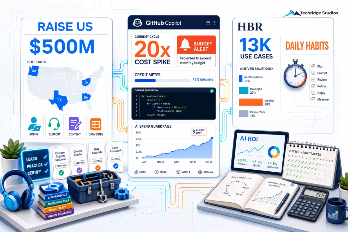 Workforce Shift, Billing Shock, and the AI ROI Reality Check
