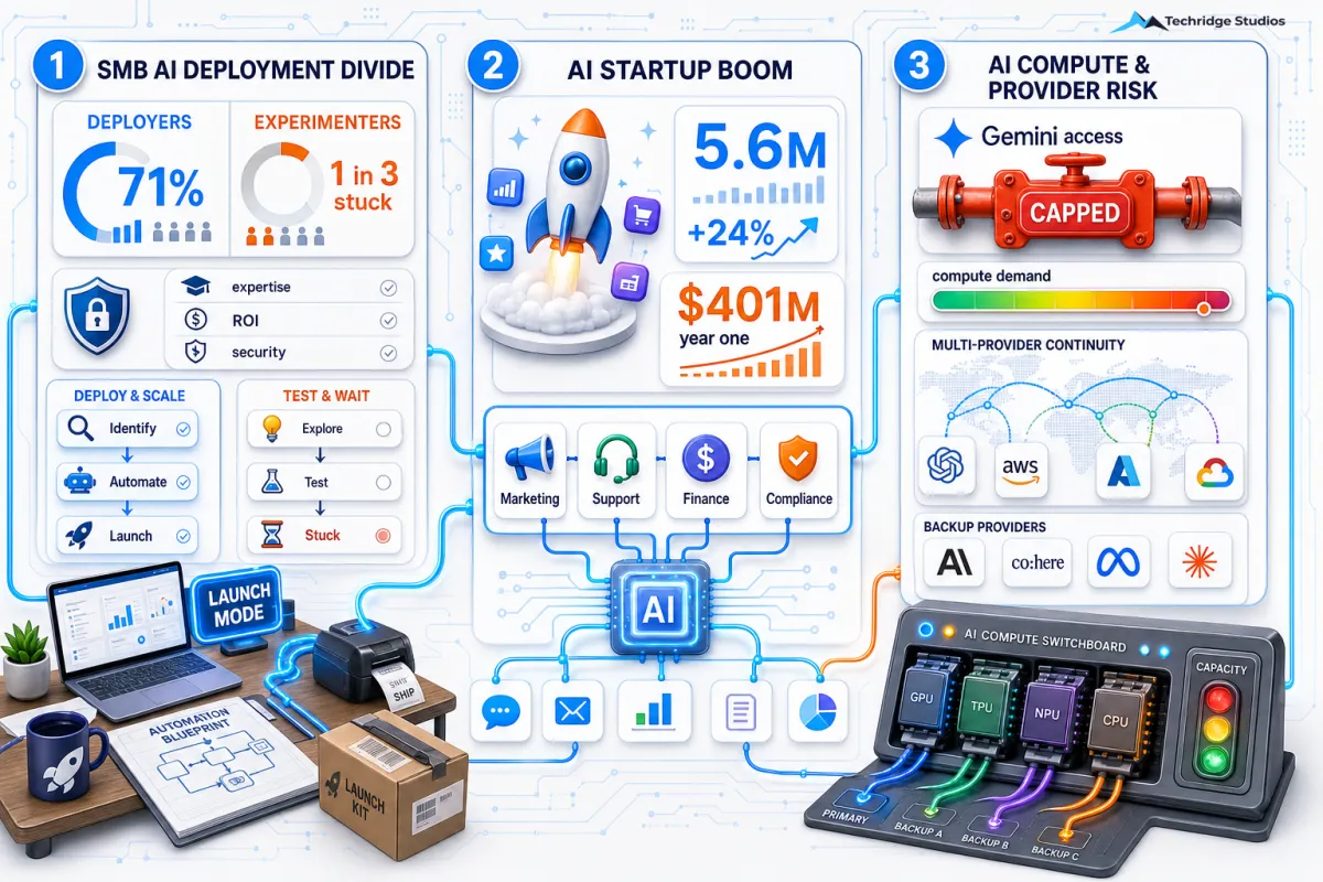 Small Business AI Winners Are Pulling Ahead — Here's the Data