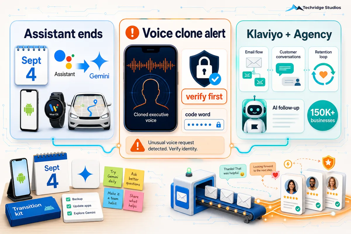 Countdown, Threat, and Upgrade: Three AI Moves That Matter for Business Owners Today