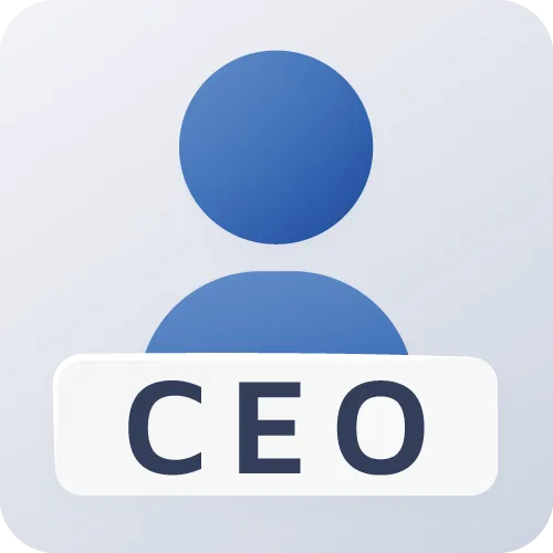 CEOs and founders executive badge icon for leadership speakers