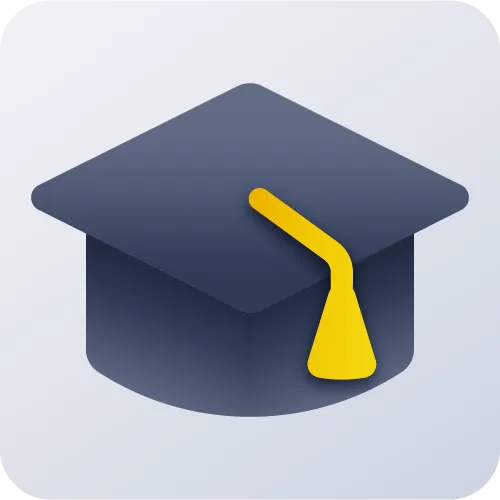 PhDs and academics graduation cap icon for scholarly speakers