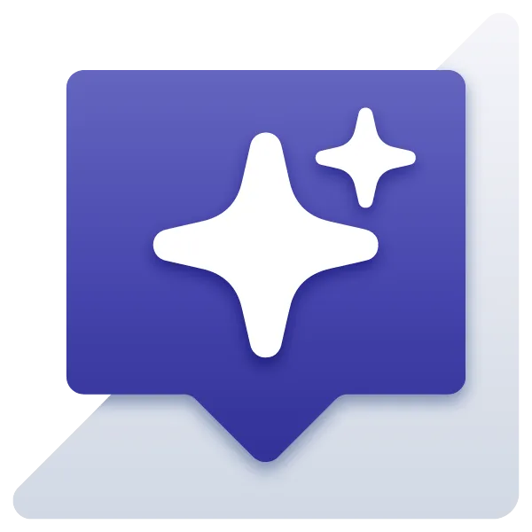 SpeakerGPT AI assistant icon with purple star and wand design