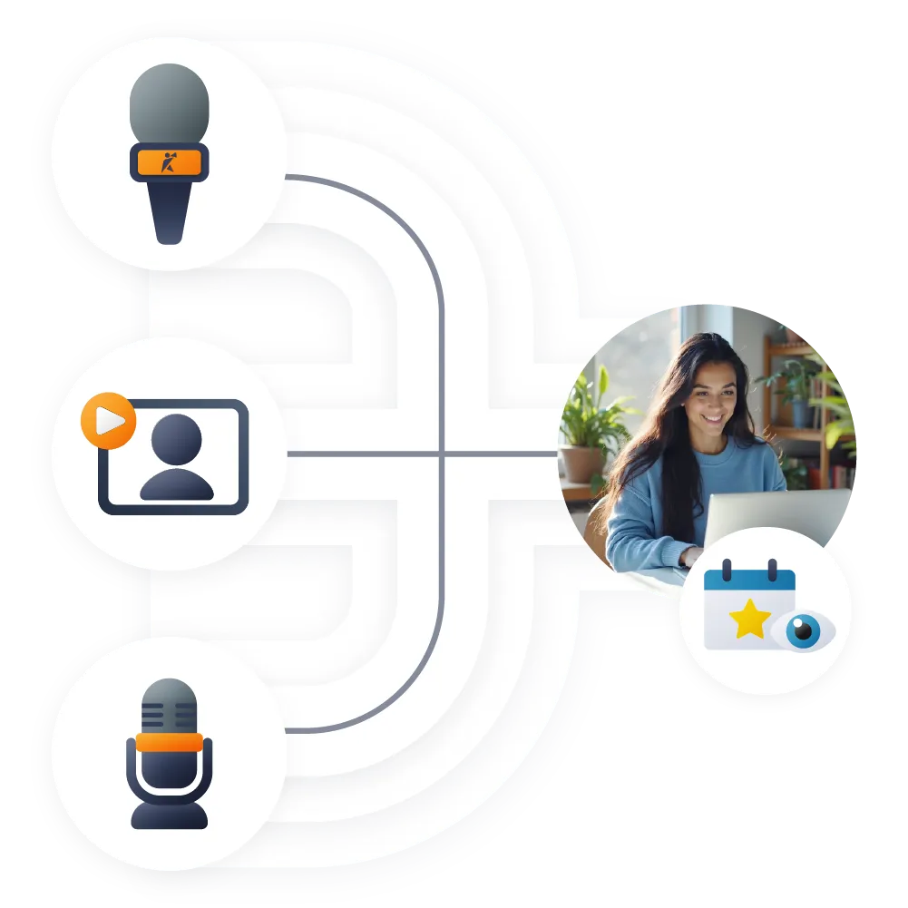 What's broken in traditional business development - Random outreach, unreliable referrals, unpredictability, and inconsistent deal flow illustrated with icons