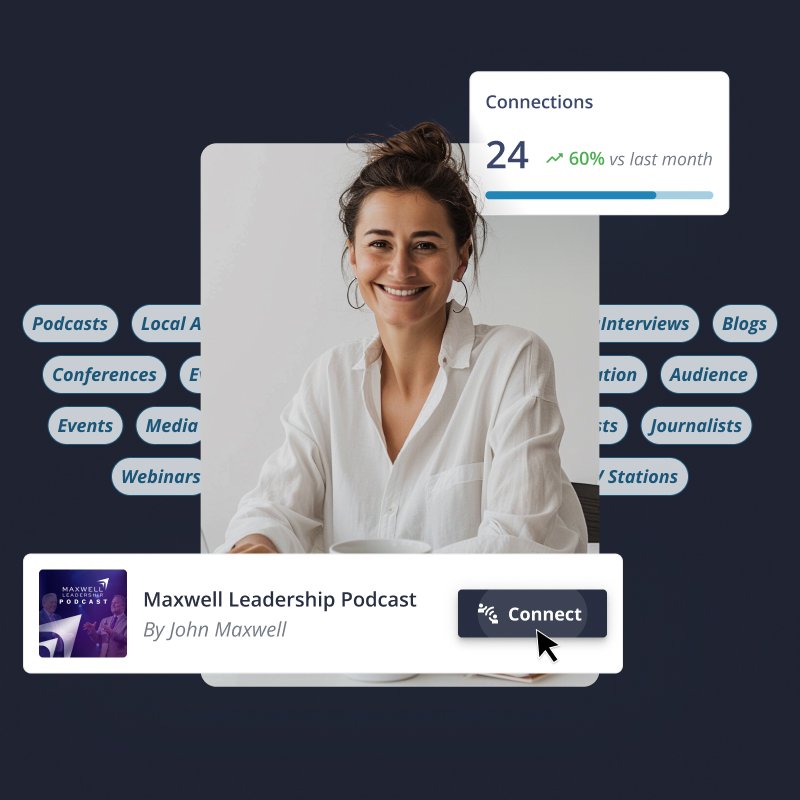 What's broken in traditional business development - Random outreach, unreliable referrals, unpredictability, and inconsistent deal flow illustrated with icons