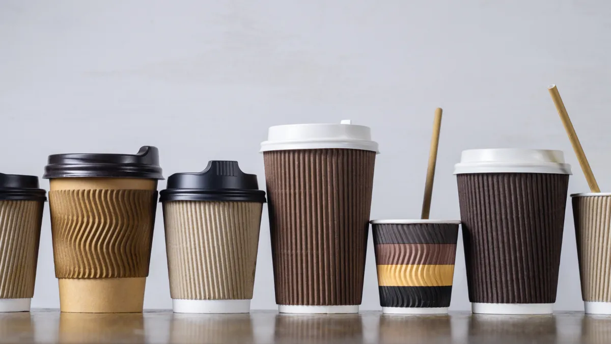 Paper and Plastic Products - Coffee Cups