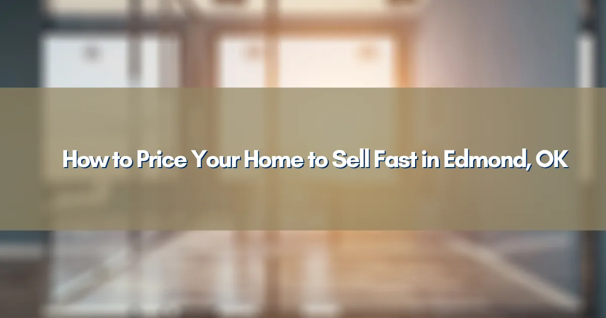 A pristine "For Sale" sign in the front yard of a luxury home in Edmond OK