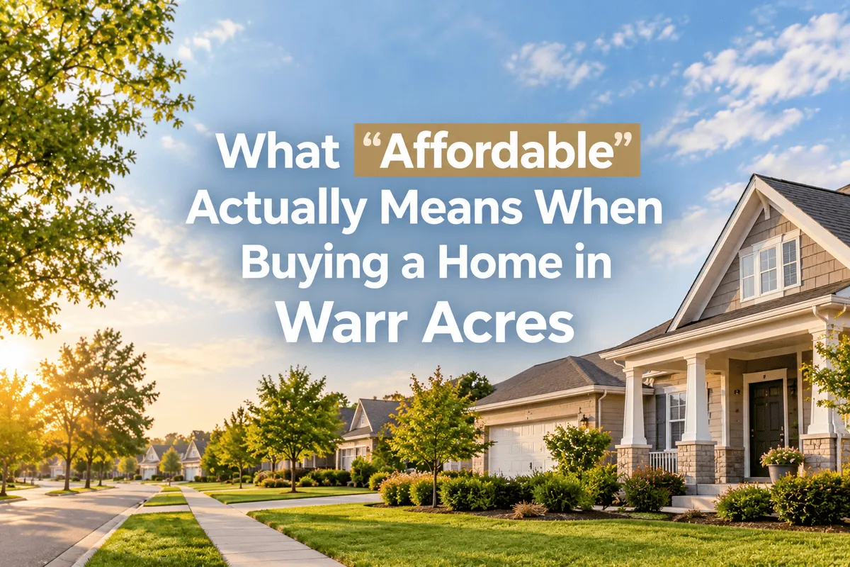 Residential home in Warr Acres representing affordable homeownership