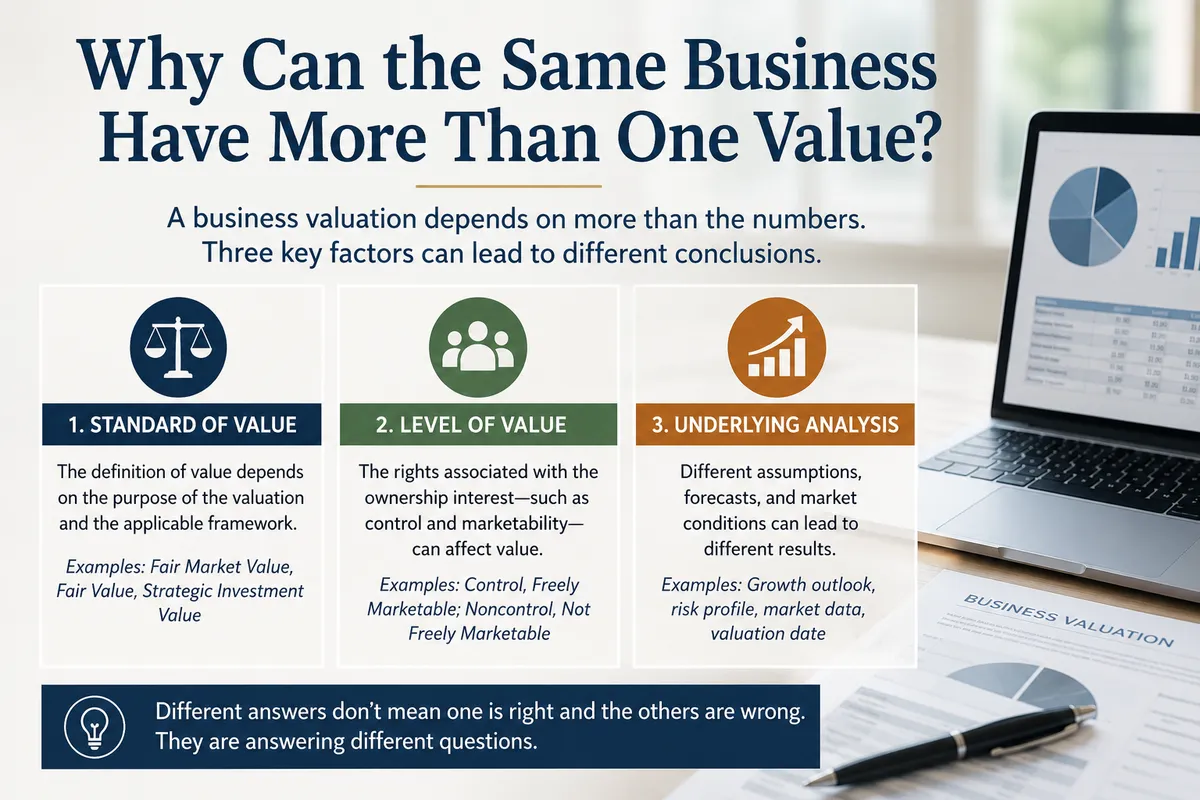Why Can the Same Business Have More Than One Value?