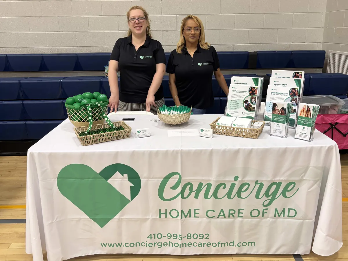 Julia Amick (Business Development Manager) and Eileen Cruz (Director of Operation) at GAIN Annual Caregiver Conference - April 26, 2025 - Concierge Home Care of Maryland