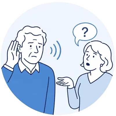 If you're regularly asking people to repeat themselves,