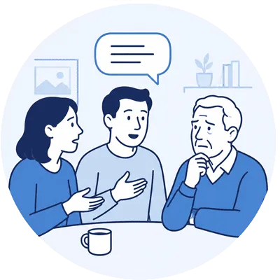 Family members are off in the first to notice your hearing problems
