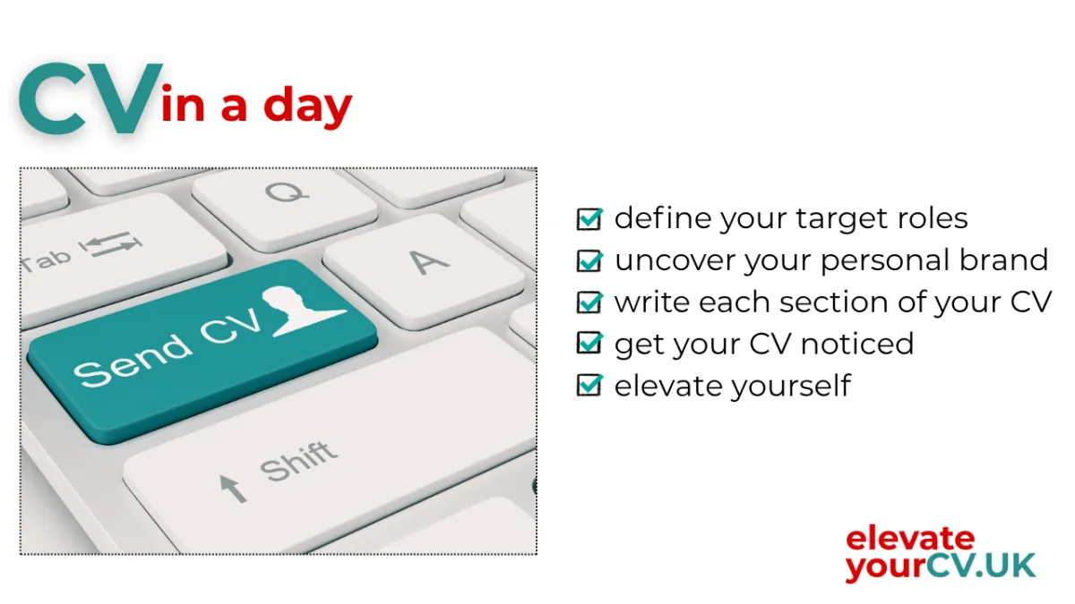 CV in a Day Course Banner