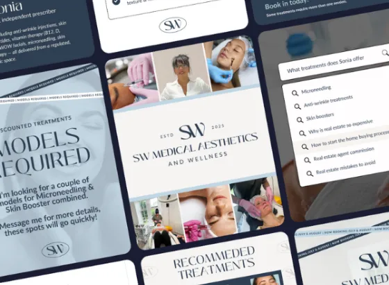 Social media takeover by The Design VA, sister brand to NM Creates