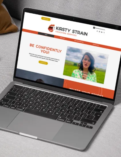 Kirsty Strain, wix website in a day by NM Creates