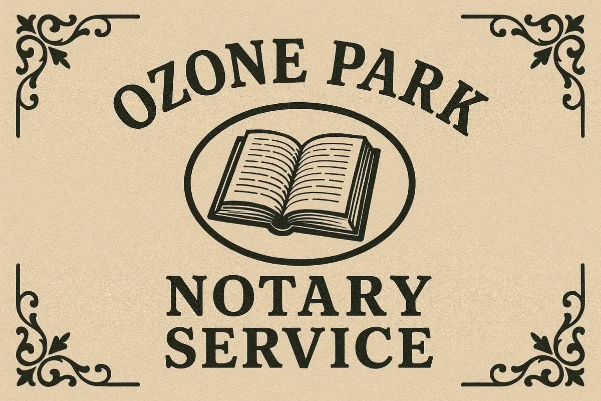 Ozone Park Notary Service Logo