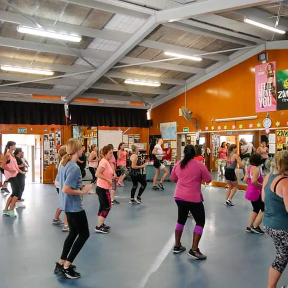 Group corporate fitness worksho