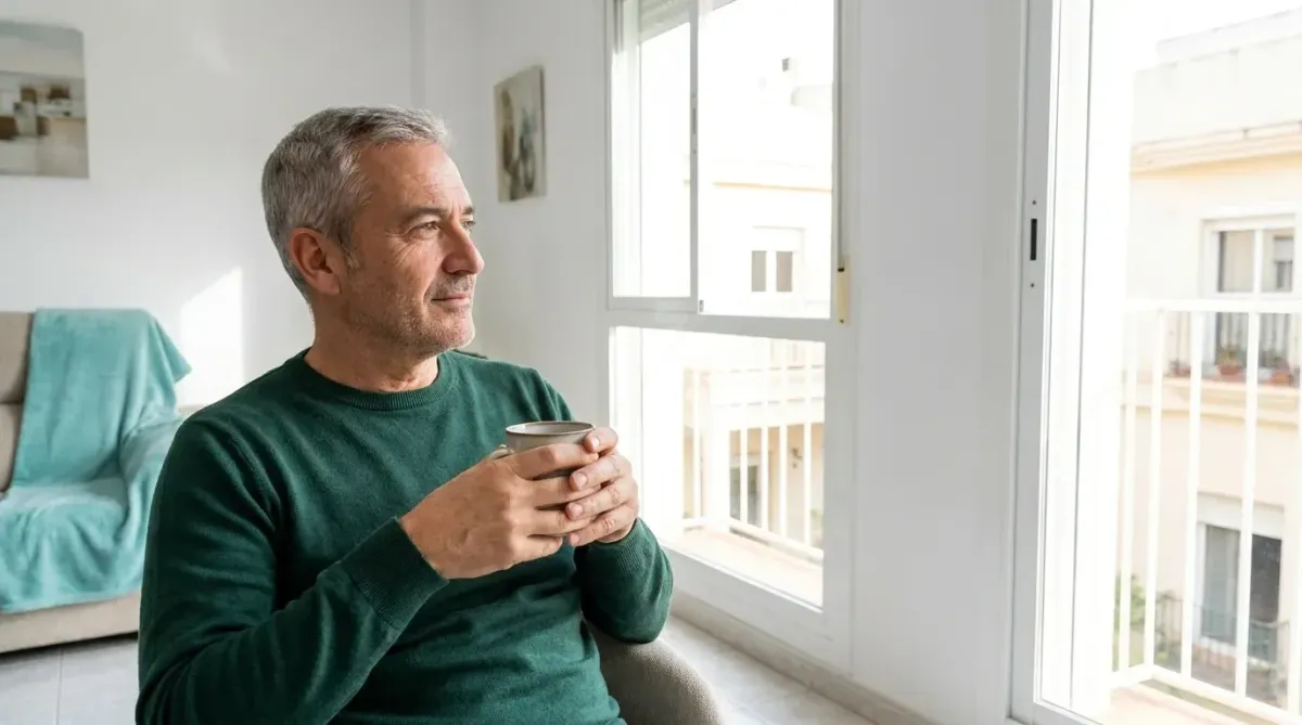Persona pensando en cuál es la mejor forma de dejar de fumar