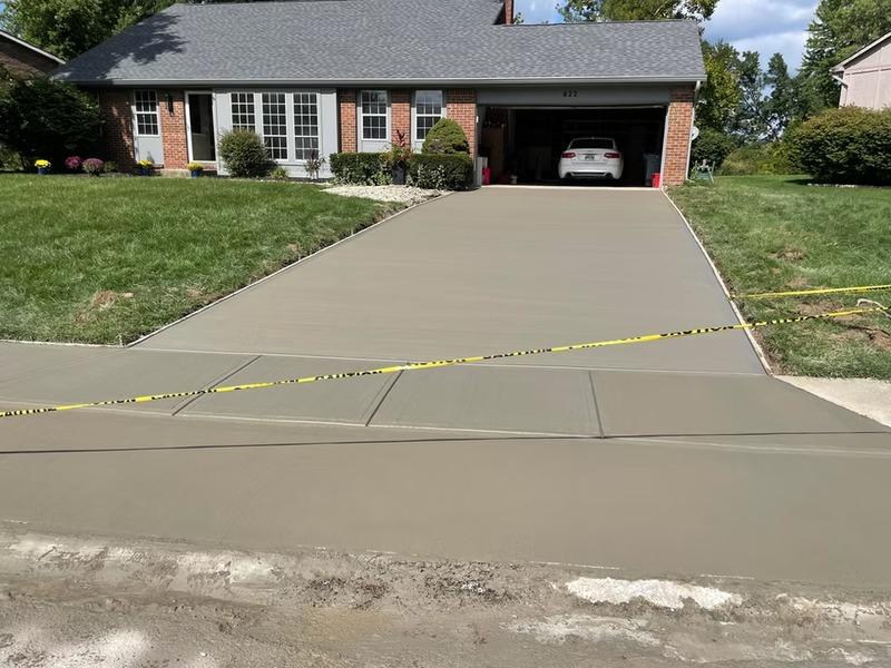 Olympia Concrete builds and installs driveways.