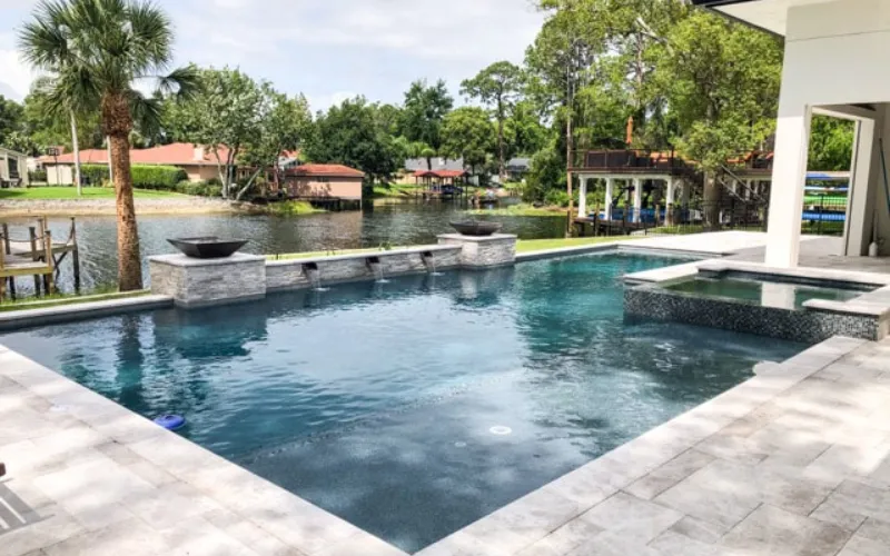 Fort Myers Concrete constructs pool decks.