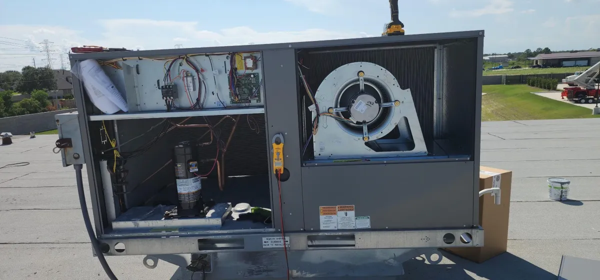Air conditioner cooling system maintenance