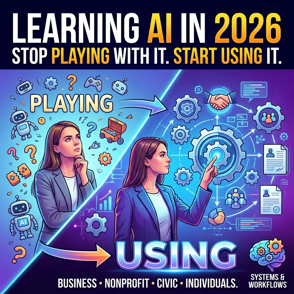 Learning AI in 2026: Stop Playing With It. Start Using It.