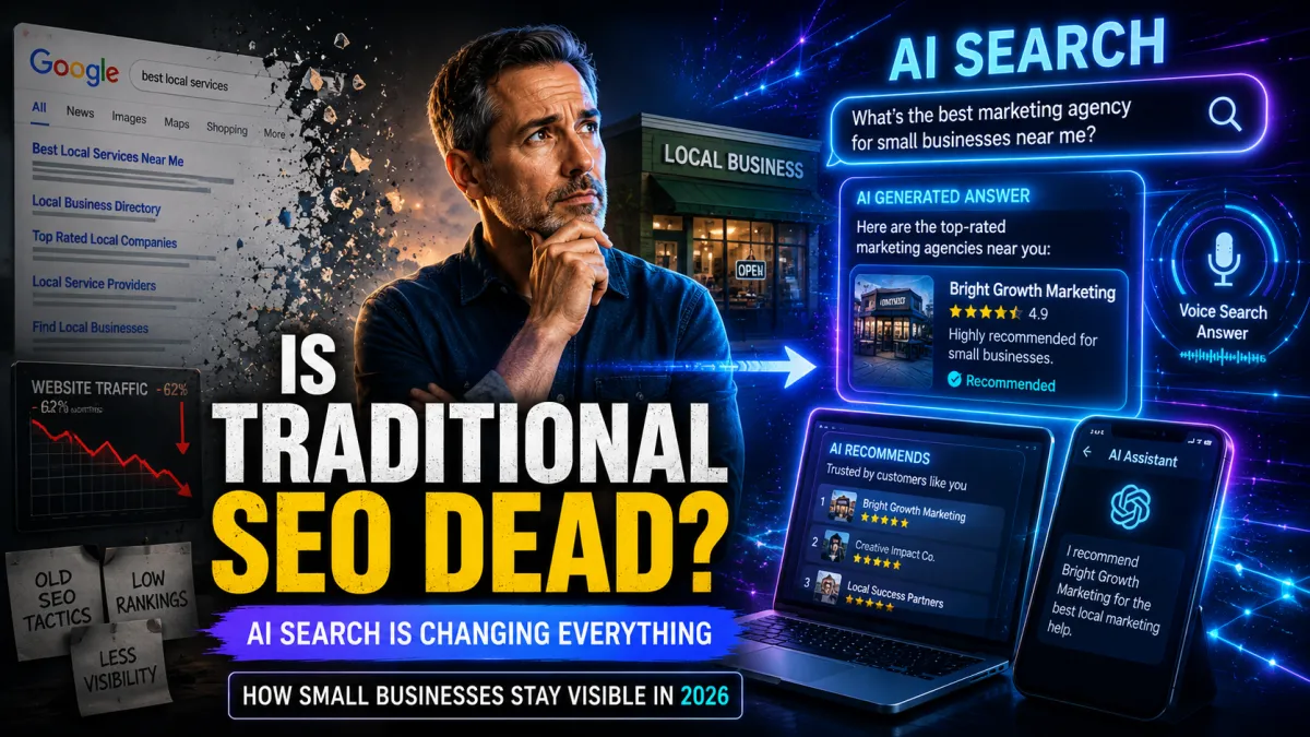 Is Traditional SEO Dead? What the Rise of AI Search Actually Means for Small Businesses