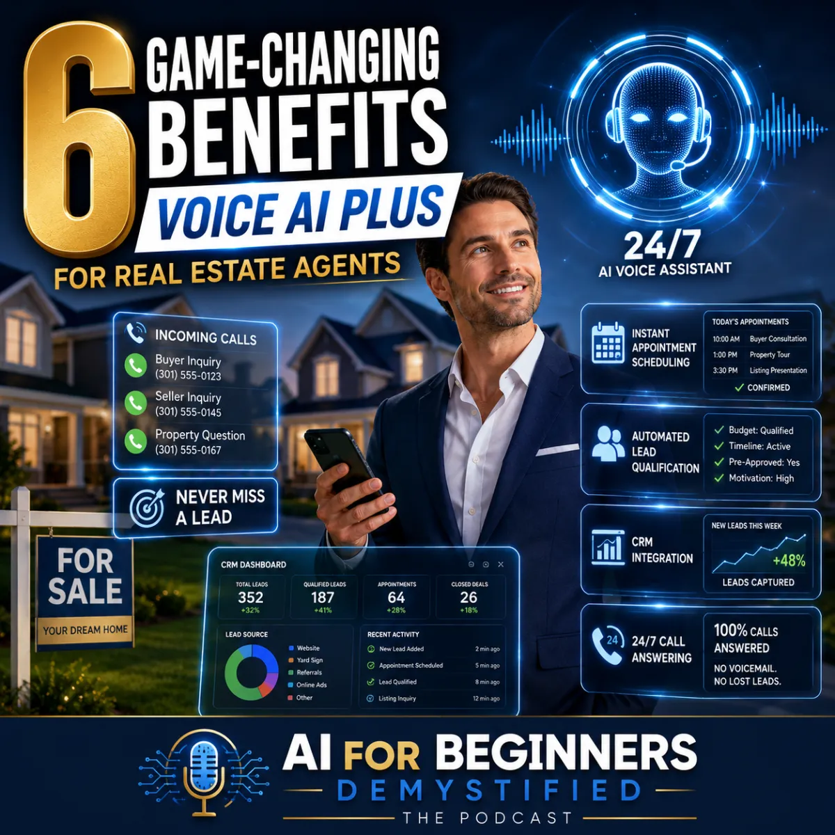 Six Game-Changing Benefits of Voice AI Plus for Real Estate Agents
