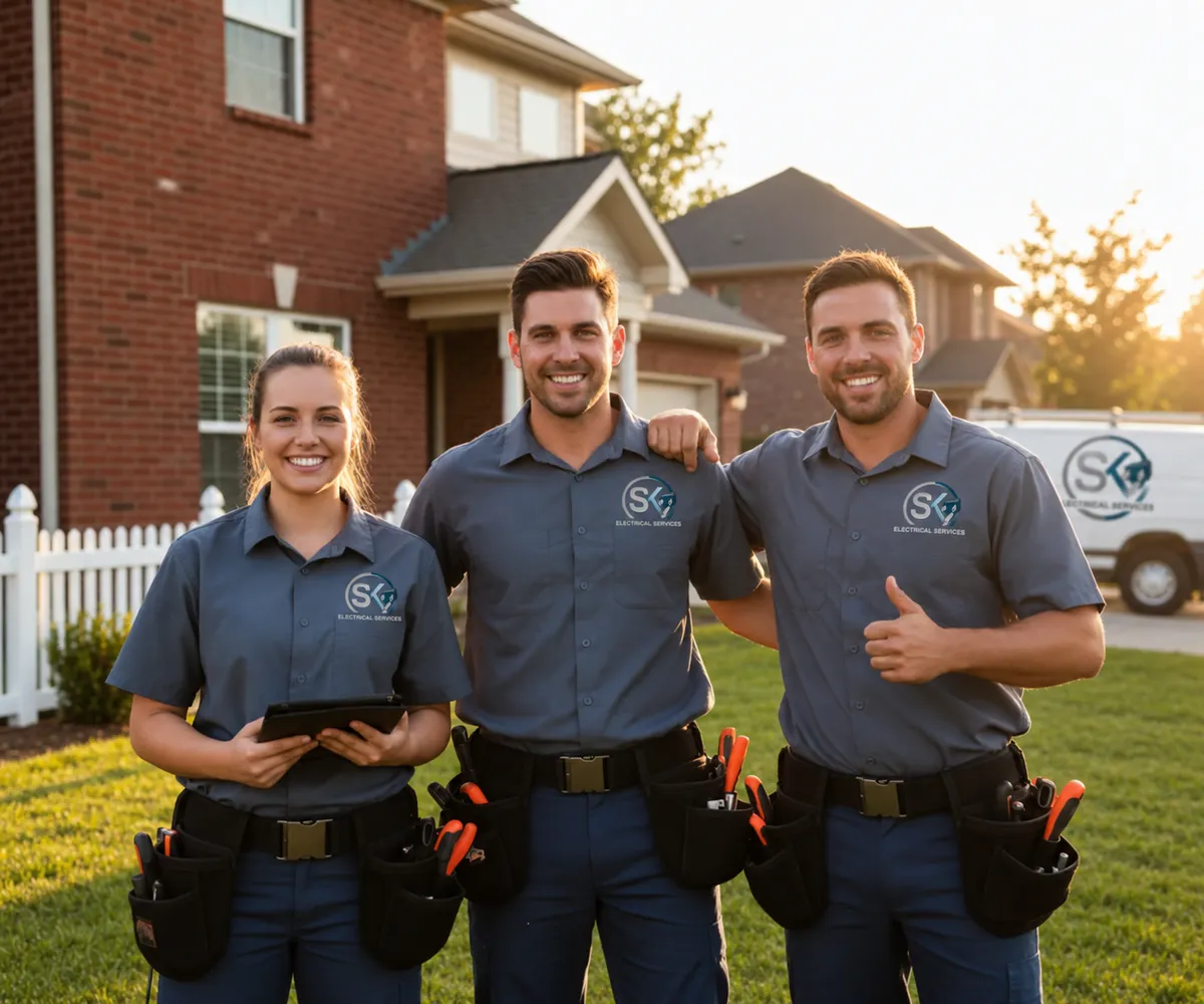 The SK Electrical Services team