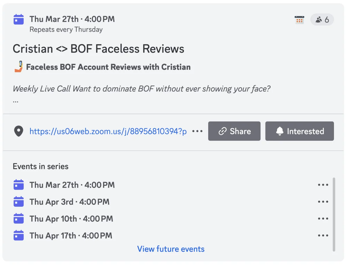 6FC DAILY COACHING CALLS