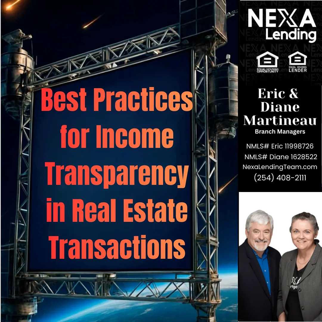 Best Practices for Income Transparency in Real Estate Transactions