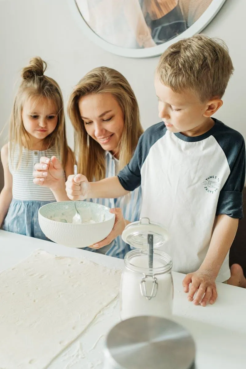 Kids cooking