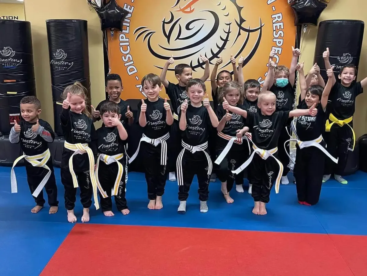 Kids Martial Arts Troy class - Thumbs Up