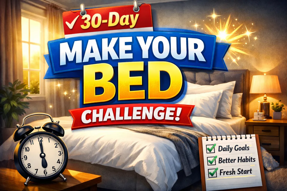 30-Day Make Your Bed Challenge