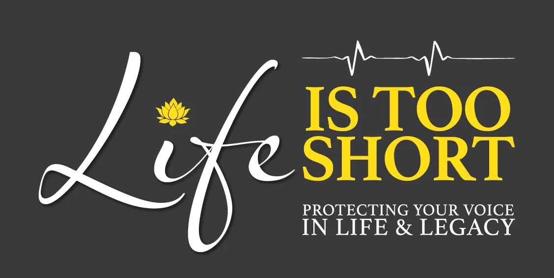 Life is too short to sweat about death | Protecting your voice in life & legacy