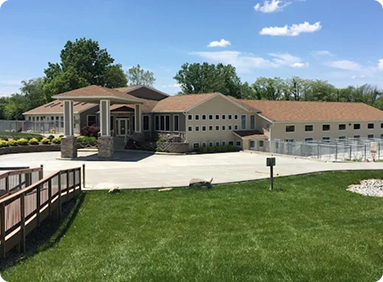Diamond Kennels boarding facility exterior 