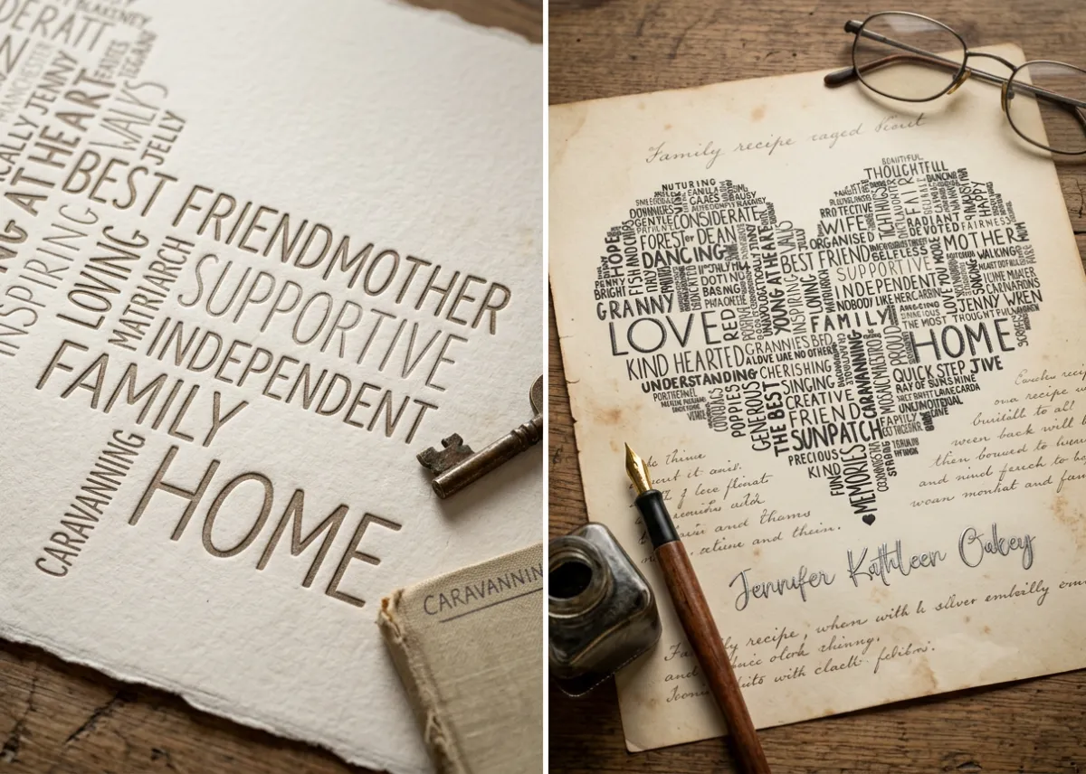 Psychologically curated word art by Sarah Jane Bailey