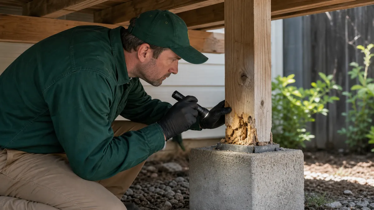 Inspection and treatment support for termites, carpenter ants, and wood-damaging pests. in Churchville