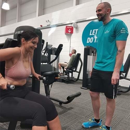 Fitness coach Jonny providing an exercise plan 
