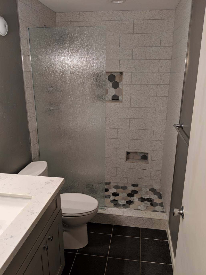 finished bath 
