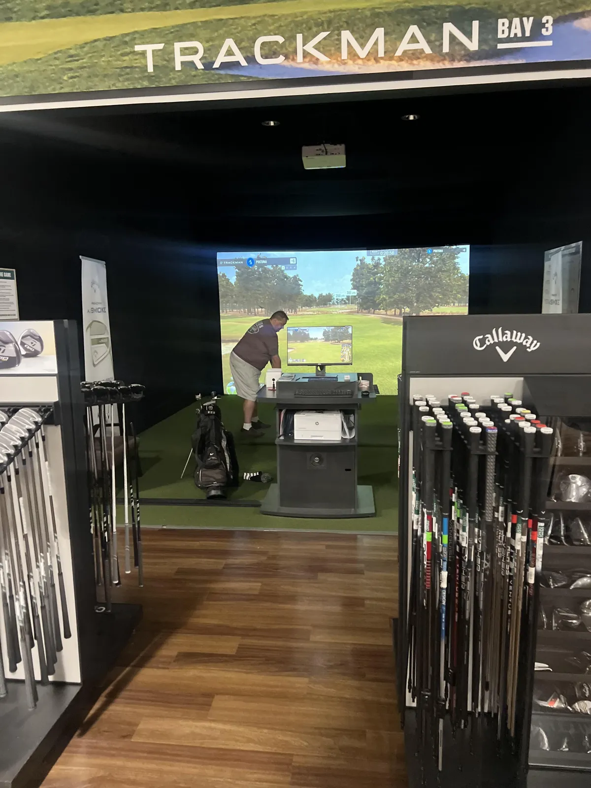 golf course under sunny sky