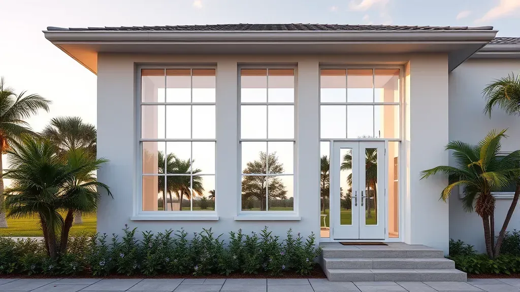 Impact Windows & Doors in Sunrise, FL showcasing modern designs and security features.