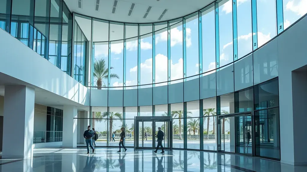 Architectural Glass Installation projects showcasing modern designs in Kendall FL