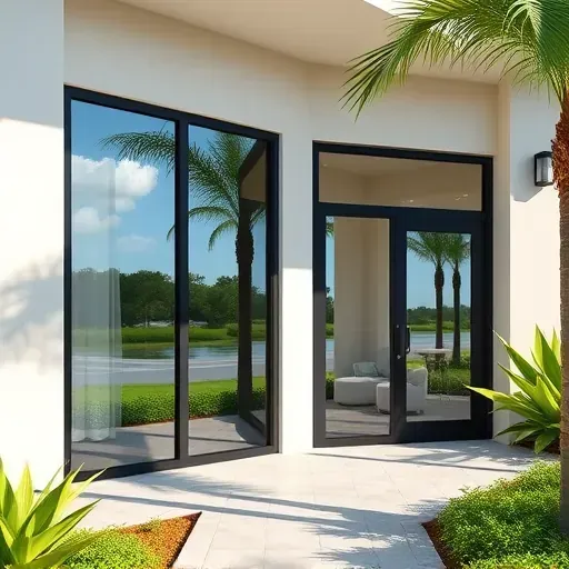 Completed Impact Windows and Doors installation in Kendall FL showcasing modern design and durability features.