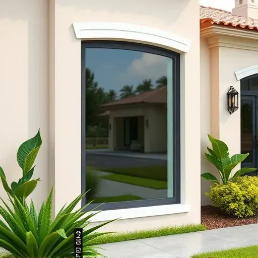 Freshly installed impact window on a modern home in Plantation FL highlights safety, quality materials, and outdoor elegance.