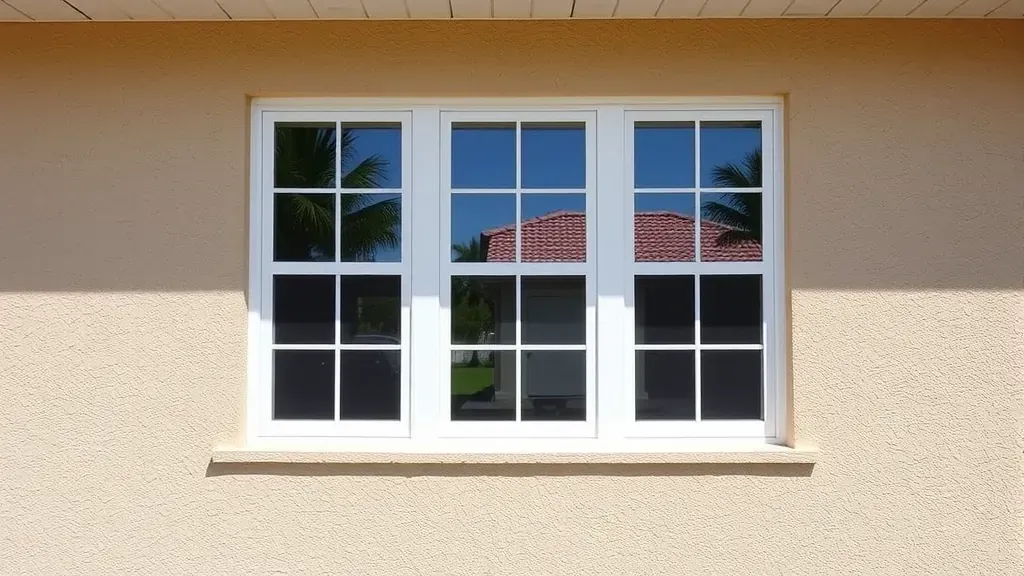 Casement window installation project in Kendall, FL showcasing sleek design and enhanced natural light.