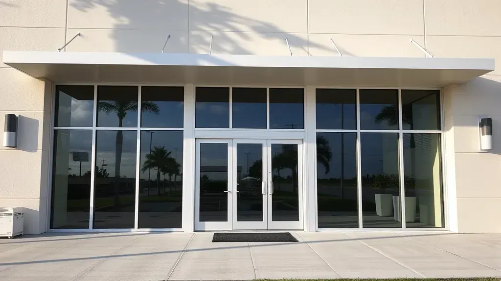 Commercial Window and Door Installation projects in Kendall FL showcasing modern designs and quality craftsmanship